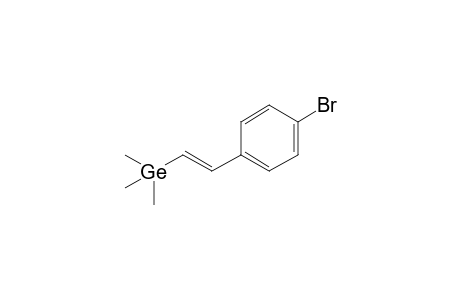 (E)-1-Trimethylgermyl-2-(4-bromophenyl)ethylene