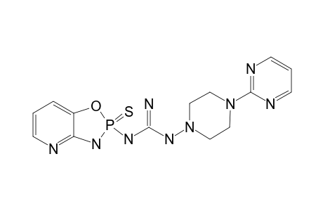 N(1)-(2-THIOXO-2,3-DIHYDRO-2-LAMBDA(5)-PYRIDO-[2,3-D]-[1,3,2]-OXAZA-PHOSPHOL-2-YL)-4-(2-PYRIMIDINYL)-1-PIPERAZINE-CARBOXIMIDAMIDE