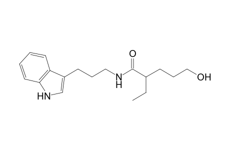 2-Ethyl-5-hydroxy-N-[3-(1H-indol-3-yl)propyl]pentanamide