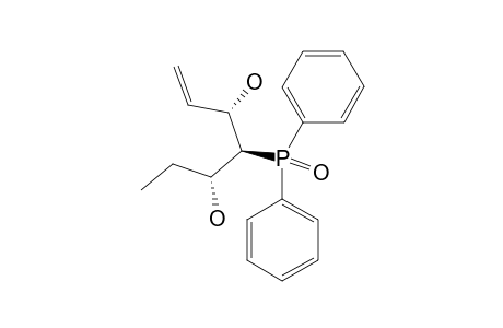 (3RS,4RS,5SR)-4-DIPHENYLPHOSPHINOYL-HEPT-1-EN-3,5-DIOL;anti-anti-ISOMER