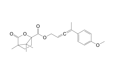 1-[(4,7,7-Trimethyl-3-oxo-2-oxabicyclo[2.2.1]hept-1-yl)carbonyloxy]-4-(4-methoxyphenyl)-2,3-pentadiene