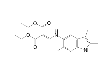2-[[(2,3,6-trimethyl-1H-indol-5-yl)amino]methylene]malonic acid diethyl ester