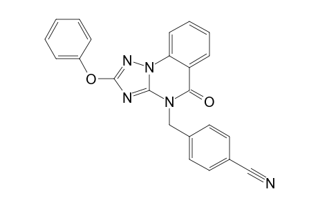 2-PHENOXY-4-(4-METHYLBENZONITRILE)-[1,2,4]-TRIAZOLO-[1,5-A]-QUINAZOLIN-5-ONE
