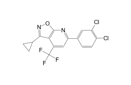 isoxazolo[5,4-b]pyridine, 3-cyclopropyl-6-(3,4-dichlorophenyl)-4-(trifluoromethyl)-