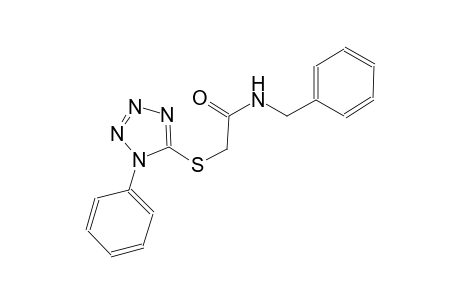 N-benzyl-2-[(1-phenyl-1H-tetraazol-5-yl)sulfanyl]acetamide