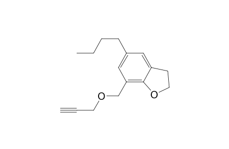 5-n-butyl-7-((prop-2-ynyloxy)methyl)-2,3-dihydrobenzofuran