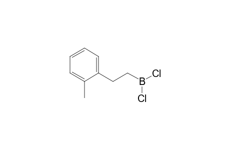 dichloro[2-(2-methylphenyl)ethyl]borane