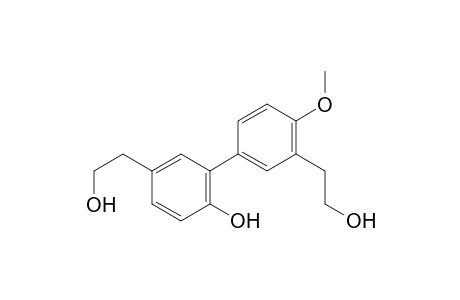 4'-Methoxy-3',5-di-(2-hydroxyethyl)-biphenyl-2-ol