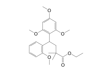 Ethyl 4-(2-methoxyphenyl)-2,2-dimethyl-4-(2,4,6-trimethoxyphenyl)butanoate
