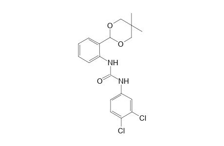 Urea, N-(3,4-dichlorophenyl)-N'-[2-(5,5-dimethyl-1,3-dioxan-2-yl)phenyl]-