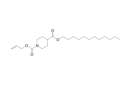 Isonipecotic acid, N-allyloxycarbonyl-, dodecyl ester