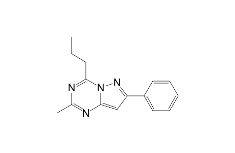 2-Methyl-7-phenyl-4-propyl-pyrazolo[1,5-a][1,3,5]triazine