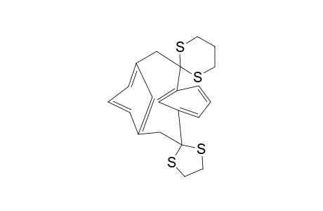 Dispiro[1,3-dithiane-2,2'-tricyclo[9.3.1.1(4,8)]hexadeca[1(15),4,6,8(16),11,13]hexaene-10',2''-[1,3]dithiolane]