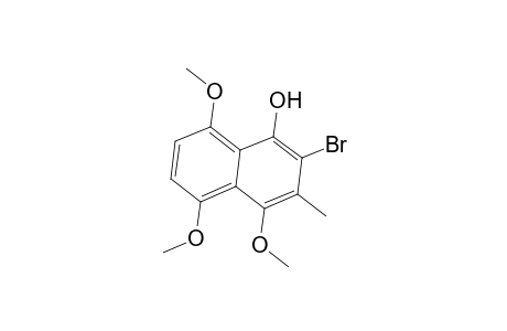 2-Bromo-4,5,8-trimethoxy-3-methyl-1-naphthol