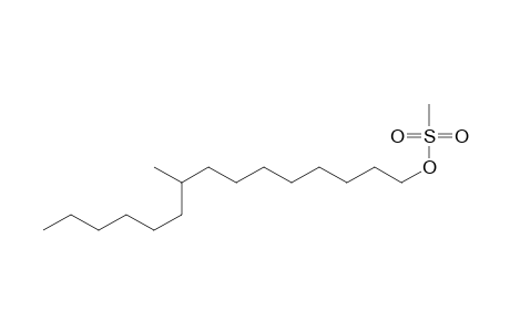 1-Pentadecanol, 9-methyl-, methanesulfonate, (.+-.)-