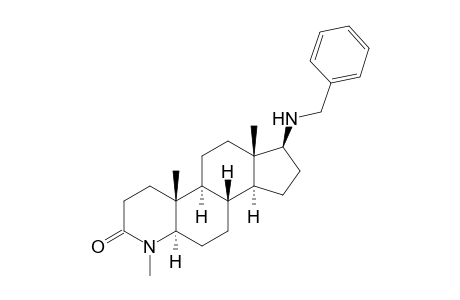 (1S,3aS,3bS,5aR,9aR,9bS,11aS)-1-(benzylamino)-6,9a,11a-trimethyl-2,3,3a,3b,4,5,5a,8,9,9b,10,11-dodecahydro-1H-indeno[5,4-f]quinolin-7-one