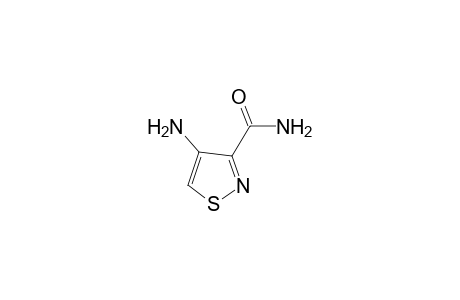 3-Isothiazolecarboxamide, 4-amino-