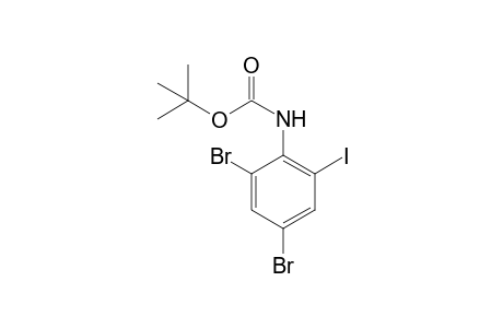 tert-Butyl 2,4-dibromo-6-iodophenylcarbamate