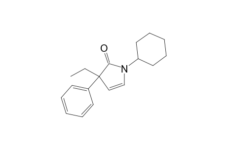 N-Cyclohexyl-3-ethyl-3-phenyl-1,3-dihydropyrrol-2-one