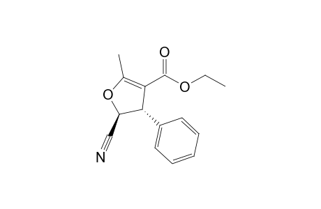 (4S,5S)-5-Cyano-2-methyl-4-phenyl-4,5-dihydrofuran-3-carboxylic acid ethyl ester
