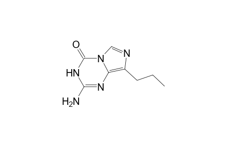 2-Amino-8-propylimidazo[1,5-a]-1,3,5-triazin-4(3H)-one