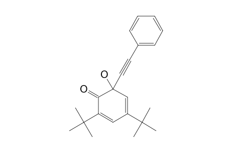 2,4-ditert-butyl-6-hydroxy-6-(2-phenylethynyl)cyclohexa-2,4-dien-1-one