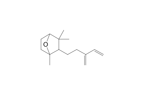 1,3,3-Trimethyl-2-(3-methylene-pent-4-en-1-yl)-7-oxabicyclo[2.2.1]heptane