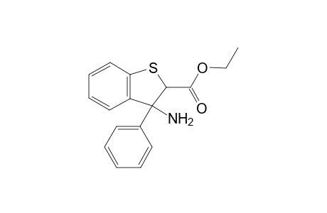 3-amino-3-phenyl-2H-1-benzothiophene-2-carboxylic acid ethyl ester