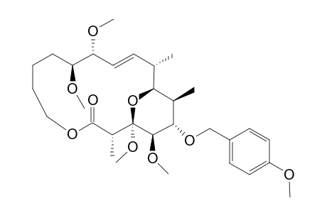 17-Desphenyl-5-O-(4'-methoxybenzyl)-3-O-methyl-16-norsoraphen