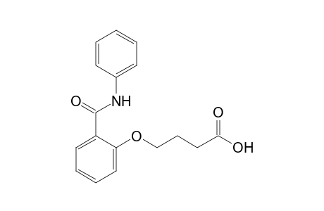 4-[2-(phenylcarbamoyl)phenoxy]butanoic acid