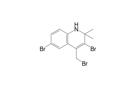 4-(bromomethyl)-3,6-dibromo-1,2-dihydro-2,2-dimethylquinoline