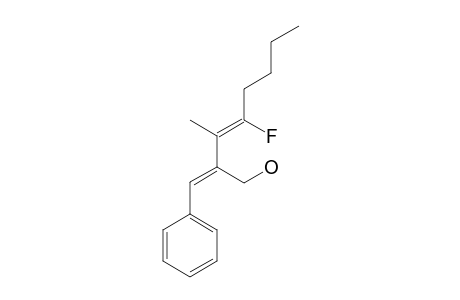 2-BENZYLIDENE-4-FLUORO-3-METHYLOCT-3-EN-1-OL;MAJOR-ISOMER