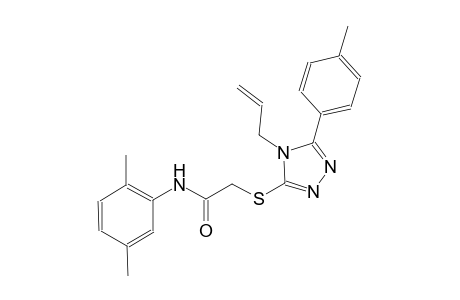 2-{[4-allyl-5-(4-methylphenyl)-4H-1,2,4-triazol-3-yl]sulfanyl}-N-(2,5-dimethylphenyl)acetamide
