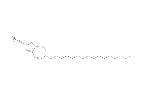 (6-Hexadecyl-azulen-2-ylethynyl)-trimethyl-silane