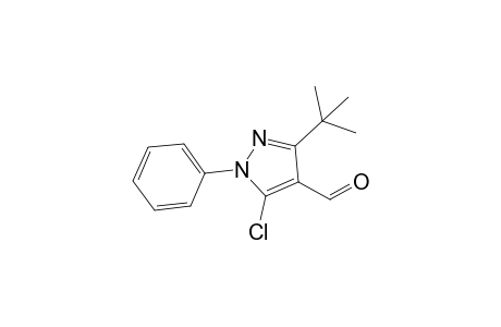 3-tert-Butyl-5-chloranyl-1-phenyl-pyrazole-4-carbaldehyde