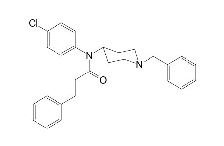 N-(1-Benzylpiperidin-4-yl)-N-(4-chlorophenyl)-3-phenylpropanamide