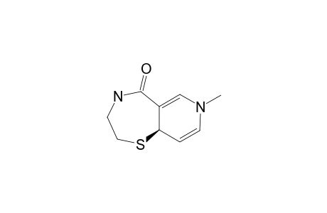 3-METHYL-1-THIA-4,8-DIAZABICYCLO-[5.4.0]-UNDECA-6,9-DIEN-5-ONE