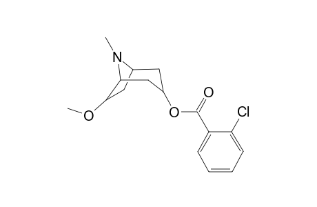 3-0-chlorobenzoyloxy-6-methoxytropan