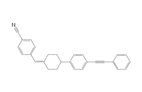 (+-)-1-[(p-Cyanophenyl)methylene]-4-[4'-(phenylethynyl)phenyl]cyclohexane