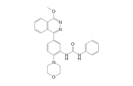 N-[5-(4-methoxy-1-phthalazinyl)-2-(4-morpholinyl)phenyl]-N'-phenylurea