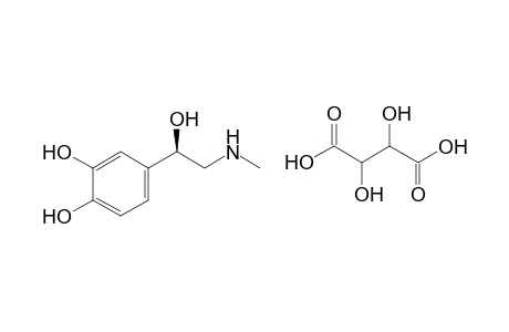 L-3,4-dihydroxy-a-[(methylamino)methyl alcohol, tartrate(1:1)(salt)