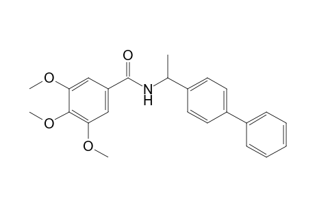 N-(α-methyl-p-phenylbenzyl)-3,4,5-trimethoxybenzamide
