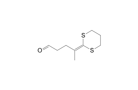 4-(1,3-Dithian-2-ylidene)pentanal