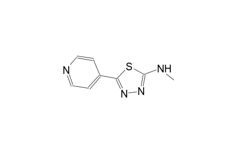 N-methyl-5-(4-pyridinyl)-1,3,4-thiadiazol-2-amine