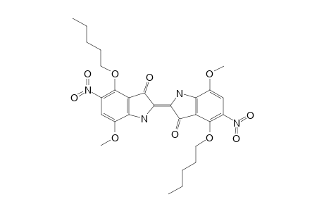 4,4'-bis(Pentyloxy)-7,7'-dimethoxy-5,5'-dinitroindigotin