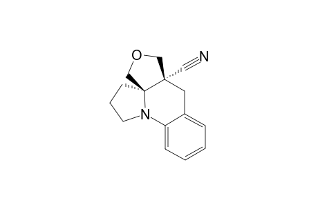 (3AR,6AR)-2,3-DIHYDRO-1H,4H,5H-FURO-[3,4-B]-PYRROLO-[1,2-A]-QUINOLINE-6A(7H)-CARBONITRILE