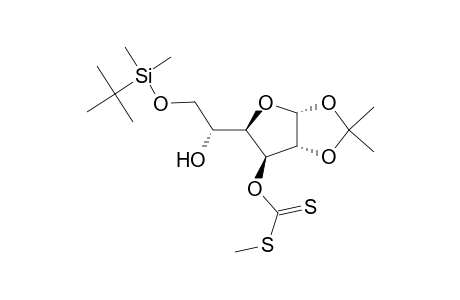 .alpha.-D-Glucofuranose, 6-O-[(1,1-dimethylethyl)dimethylsilyl]-1,2-O-(1-methylethylidene)-, 3-(S-methyl carbonodithioate)