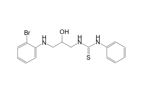 N-[3-(2-bromoanilino)-2-hydroxypropyl]-N'-phenylthiourea