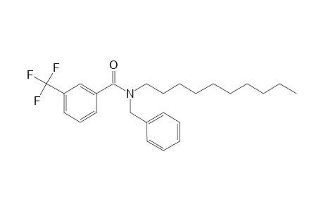 Benzamide, 3-trifluoromethyl-N-benzyl-N-decyl-