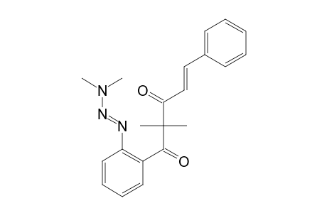 (E)-1-{2-[(E)-3,3-Dimethyltriaz-1-enyl]phenyl}-2,2-dimethyl-5-phenylpent-4-ene-1,3-dione
